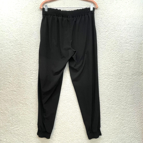 Athleta Pants Womens 10 Black Aliso Soft Jogger Travel Athleisure Workout Gym - Picture 2 of 12